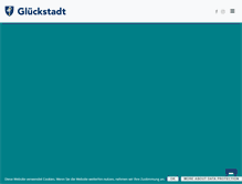 Tablet Screenshot of glueckstadt-tourismus.de